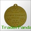 Sport Medal with Gold Plated Color