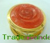 Gemstone Mirror, Jewelry Mirror, Coral Mirror, Jade Mirror