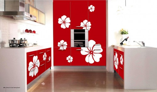 High Glossy Kitchen Cabinet Door (ZH-C852)