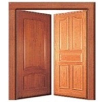 Technical wood door 