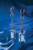 3D Crystal Key Chain with Light (TE-FKH302015)