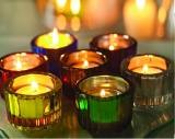 Glass Candle Holder (Machine-Pressed) (LX-GH-145)