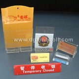 Acrylic Menu & Counter Display Stands (XBL-MS01)