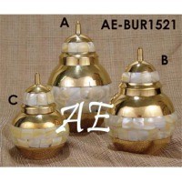 Brass pet urns 