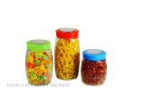Zibo Modern - Glass Storage Jar with Color Lid
