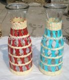 Weaved Glass Vase