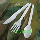 Single Use Disposable Dinnerware/Disposable Corn Starch Cutlery/Tableware/Dinnerware