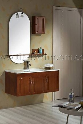 Modern oak bathroom furniture