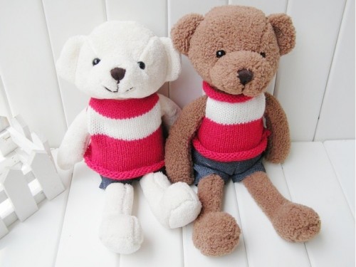 Plush bear &plush toy