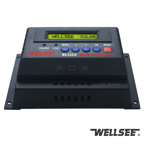 Hubei  WELLSEE  20A 12/24V PWM LCD CE RoHS voltage regulator 24V