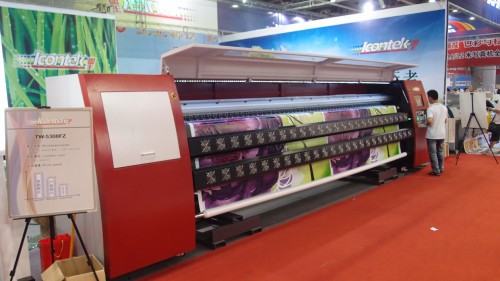 manufacture of ICONTEK , large format ditital solvent printer,5 meter, textile printer,UV printer...