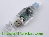 Transparent Bottle Shape USB Drive